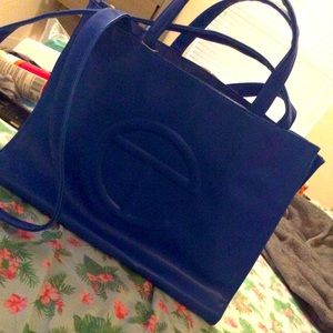 Blue medium Telfar Tote Bag